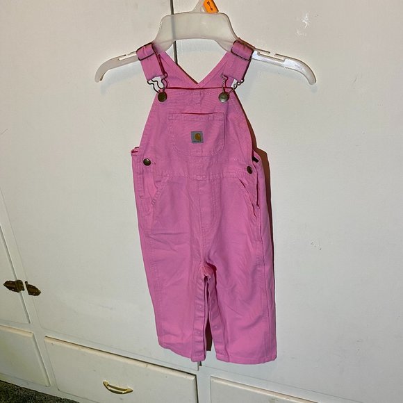 Carhartt Other - Carhartt Girls Pink Overalls